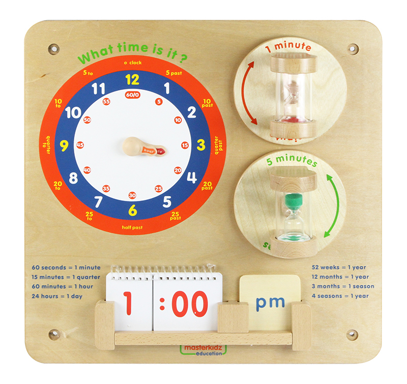 Masterkidz Wall Elements - Time Learning Board