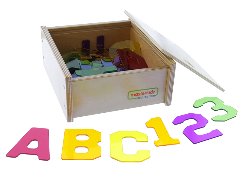 Masterkidz Translucent Numbers & Letters Set - 38pcs