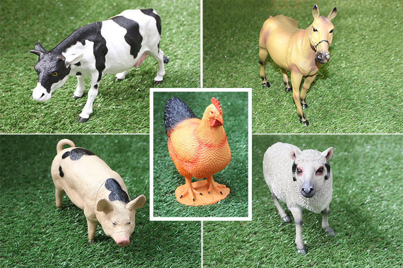 Jumbo Farm Animal Set - 5pcs