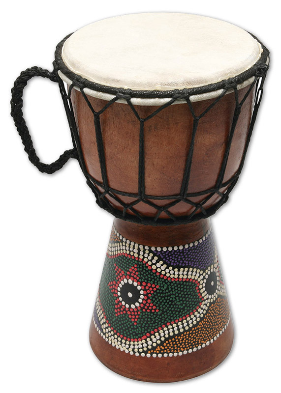 Multicultural Djembe Drum - 25cm