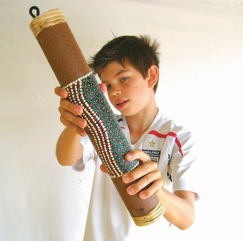 Multicultural Bamboo Rain Stick - 40cm