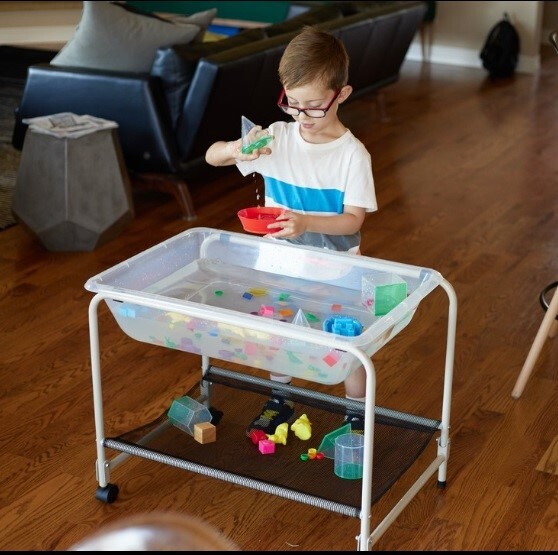 Sand & Water Play Tray with Stand - 58cmH