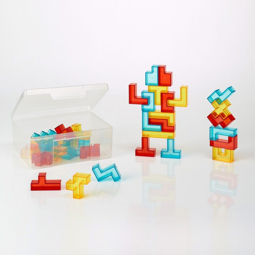 3D Pentominoes Blocks -  36pcs with 12 Activity Cards