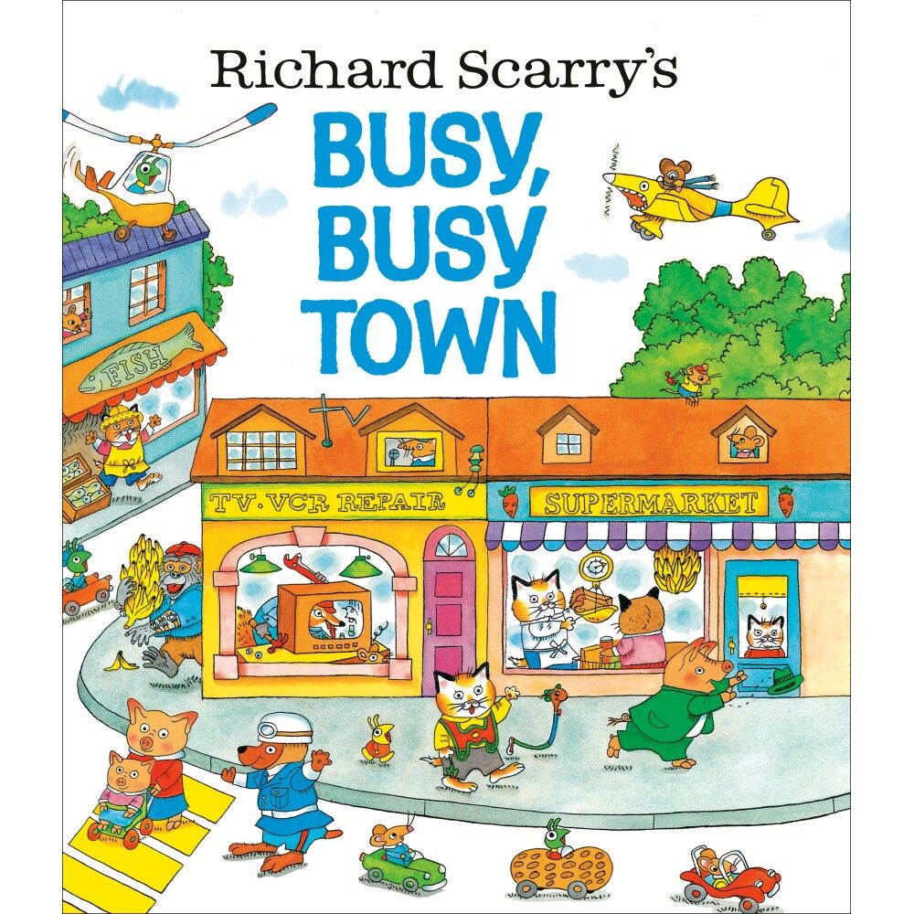 Richard Scarry's Busy Busy Town - Hardcover Book