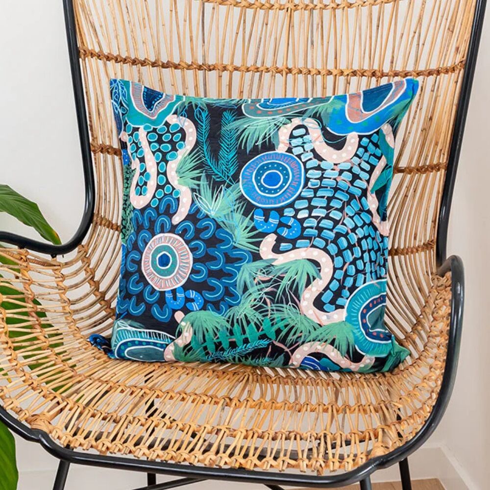 First Nations Indoor Cushion-  A Kokoda Journey