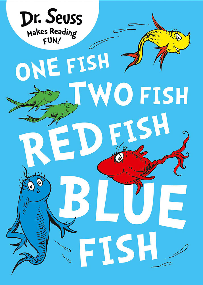 One fish, Two fish, Red Fish, Blue Fish - Paperback Book