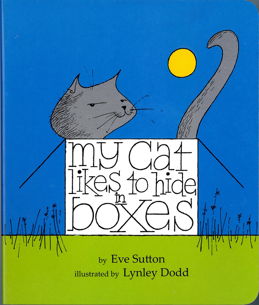 My Cat Likes to Hide in Boxes - Board Book