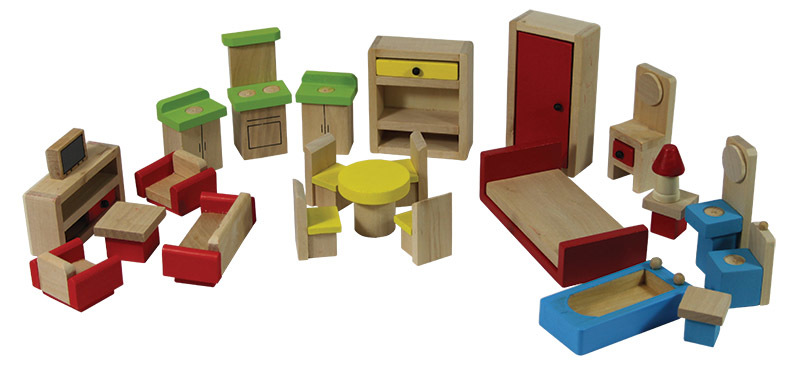 Wooden Furniture - Set of 5 Rooms