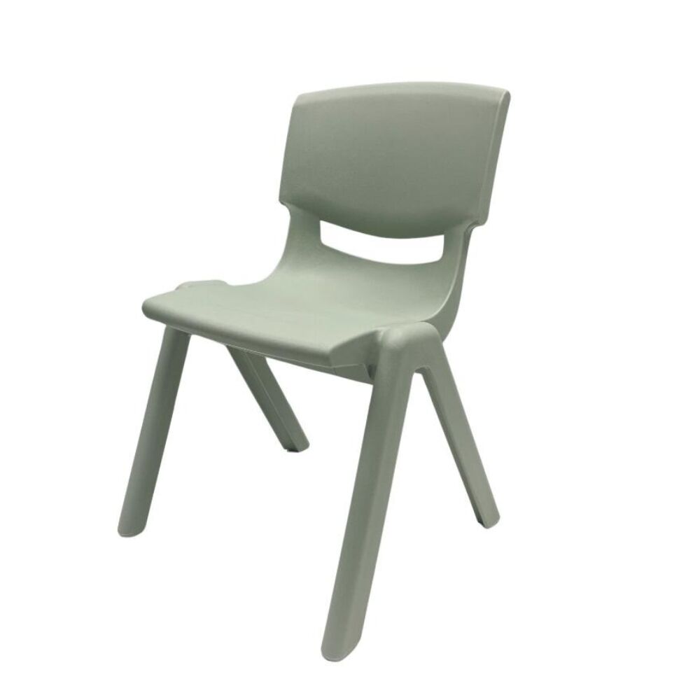 Billy Kidz Resin Stackable Adult Chair SAGE - 44cm