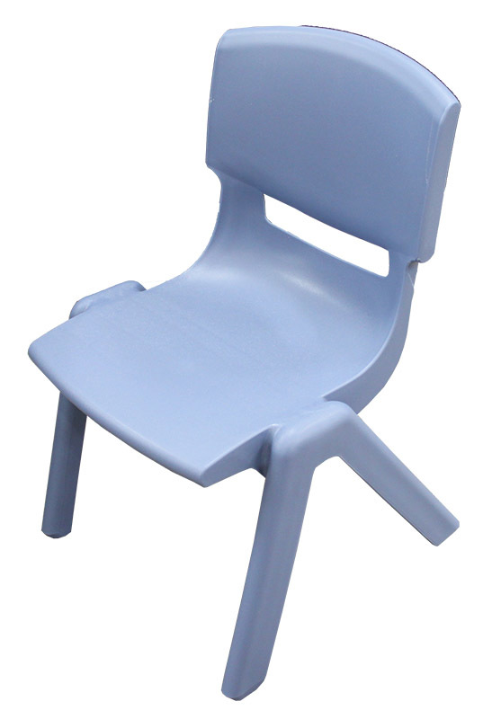 Billy Kidz Resin Stackable Chair Blue/Grey - 26cm
