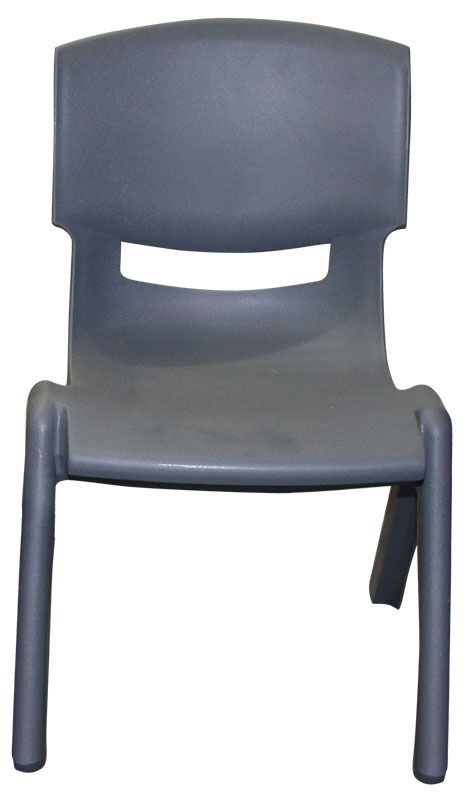 Billy Kidz Resin Stackable Chair Grey - 26cm