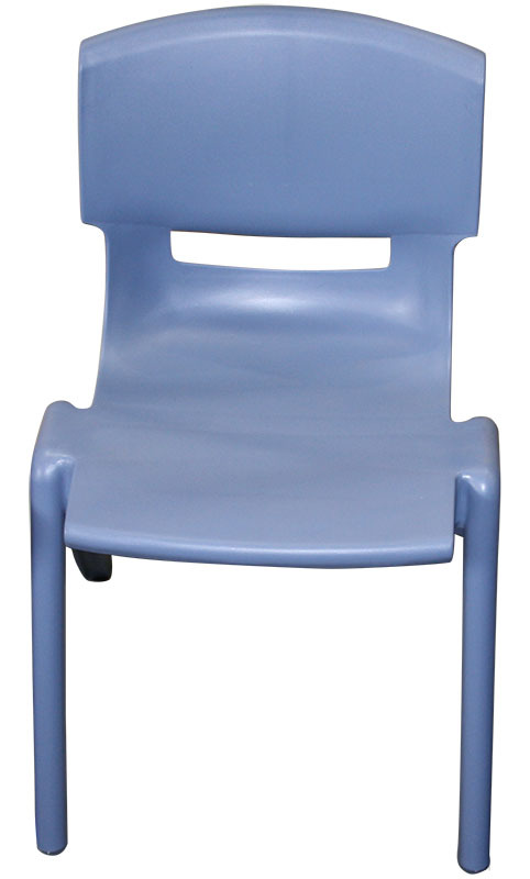 *Billy Kidz Resin Stackable Chair Blue/Grey - 30cm