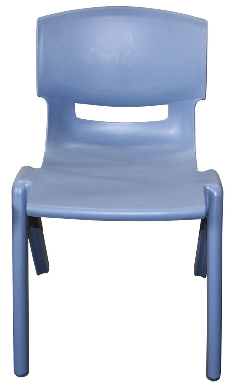 *SPECIAL: Billy Kidz Resin Stackable Chair Blue/Grey - 33.5cm