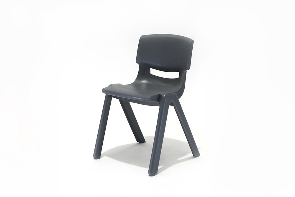 Billy Kidz Resin Stackable Chair Grey - 33.5cm