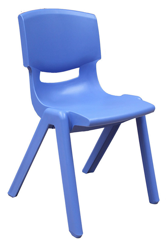 *Billy Kidz Resin Stackable Chair Adult - Blue 44cm