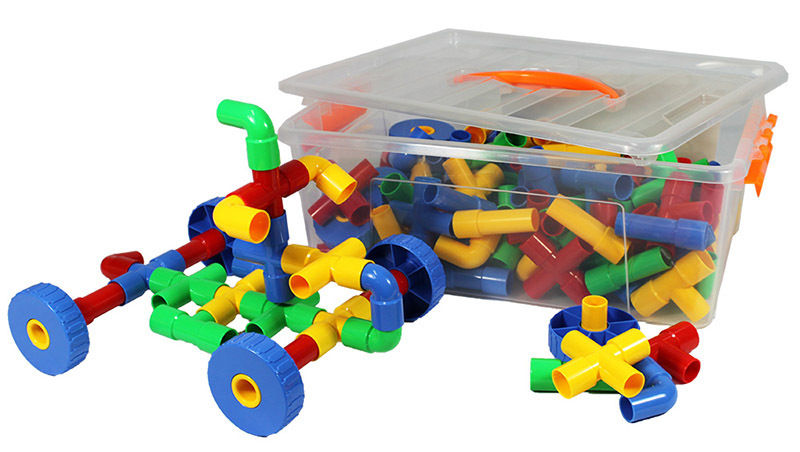 Billy Kidz Construction Set - Pipe Tubes 128pcs