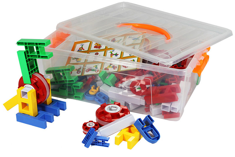 Billy Kidz Construction Set - Building & Wheels 160pcs