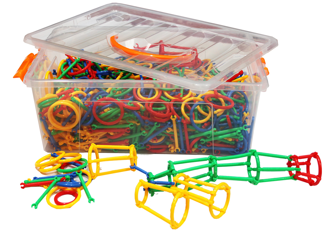 Billy Kidz Construction Set - Arms & Loops 1200pcs