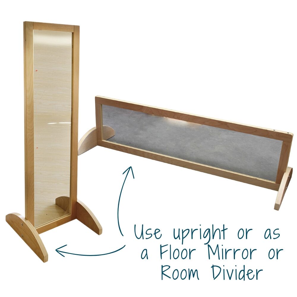 Billy Kidz Birch Kindy/Floor Mirror