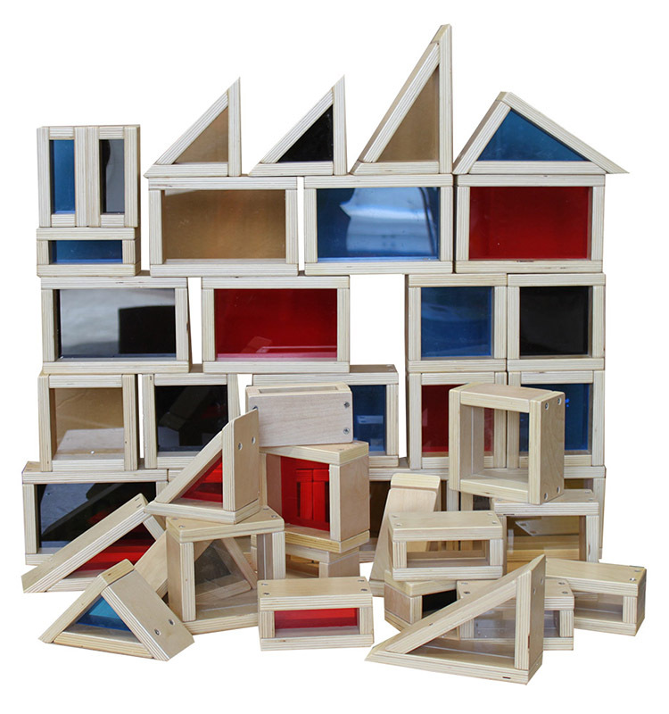 Billy Kidz Colour Acrylic Blocks - Set of 40