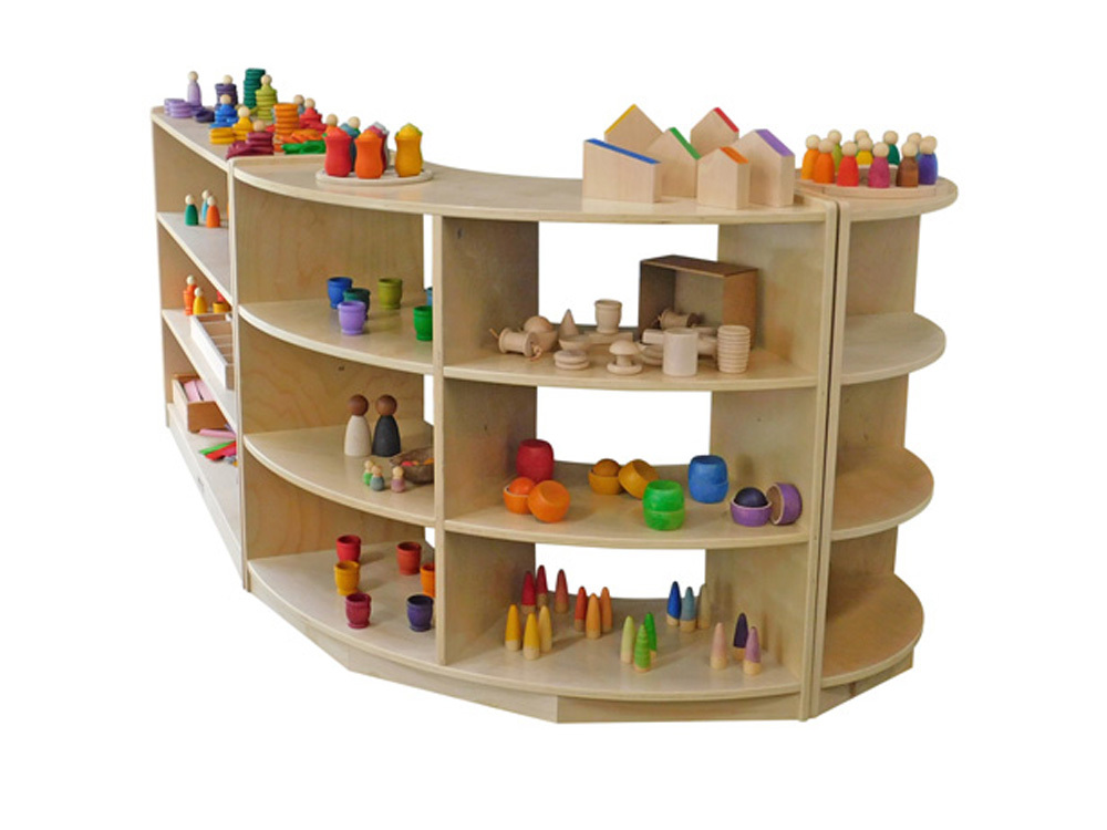 Billy Kidz Birch Medium Shelf Unit 76cmH - Set of 3