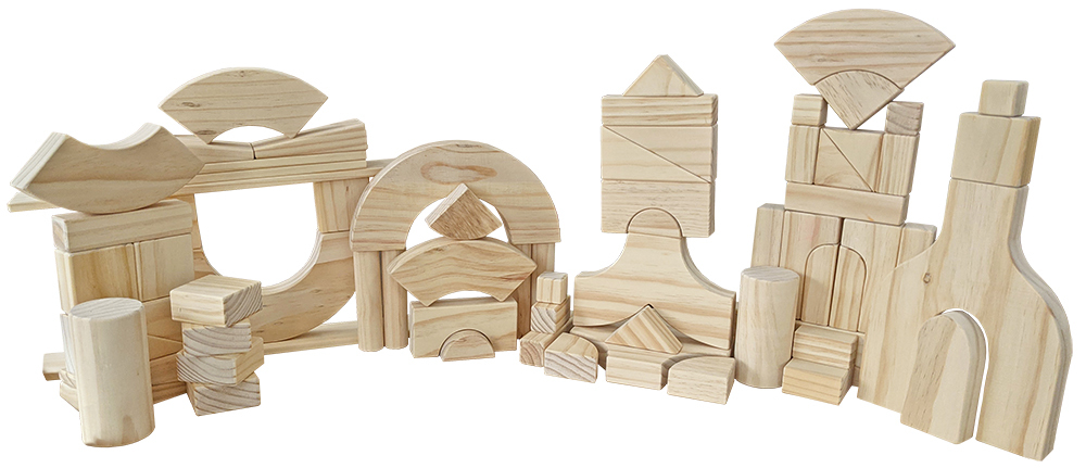Unit/Project Block Set of Alternative Shapes - 70pcs