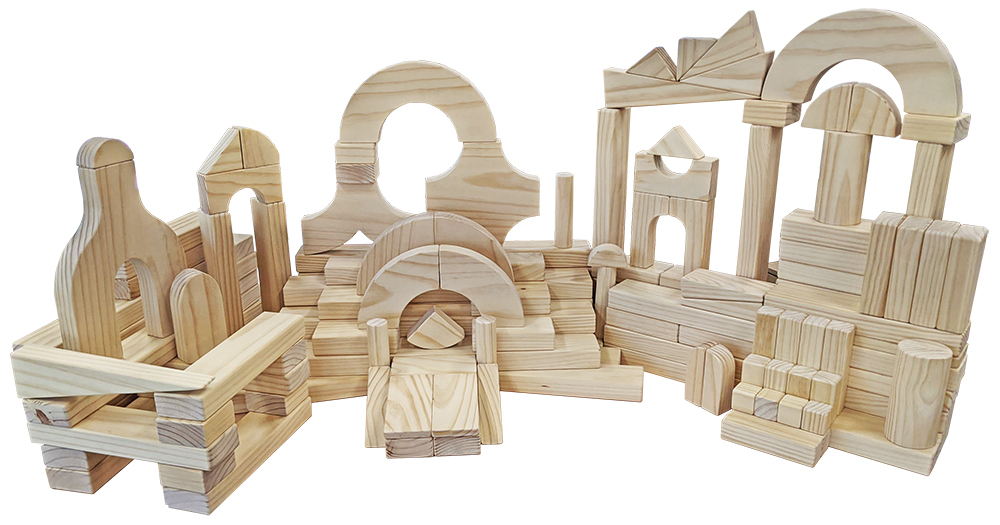 Unit/Project Block Set of Mixed Shapes - 120pcs