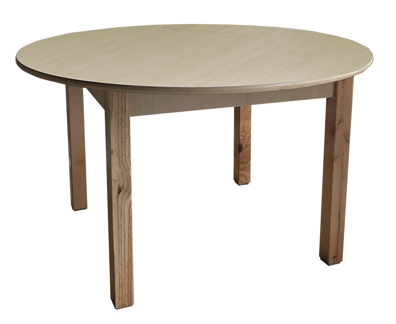 *SPECIAL: Birch & Sandy Birch Laminate Table Round 1100 x 1100mm - 45cmH
