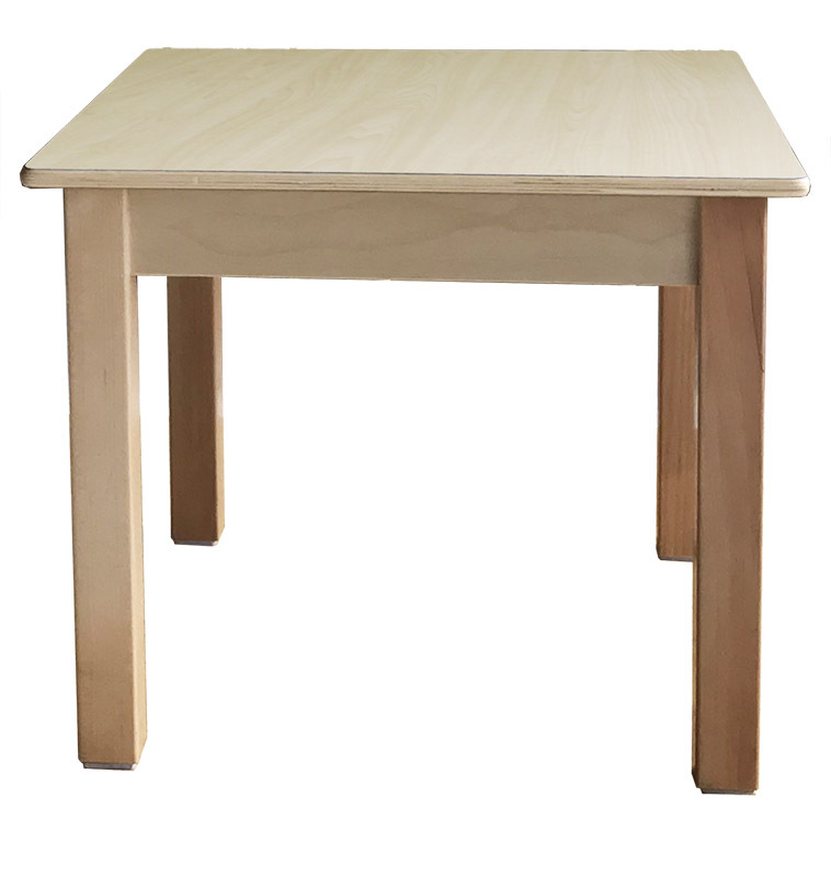 *SPECIAL: Birch & Sandy Birch Laminate Table Square 750 x 750mm - 28cmH