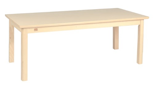 Elegance Beechwood Table With HPL Top - Rectangle 120x60x53cmH