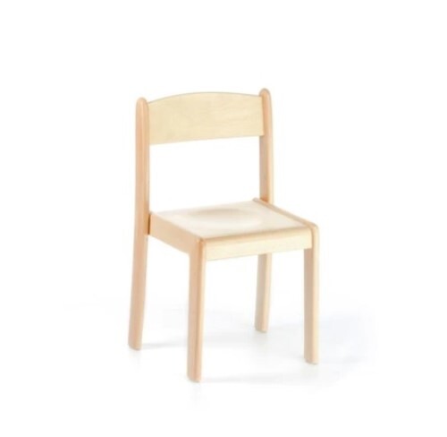 Deluxe Beechwood Timber Chair - 26cm Seat Height