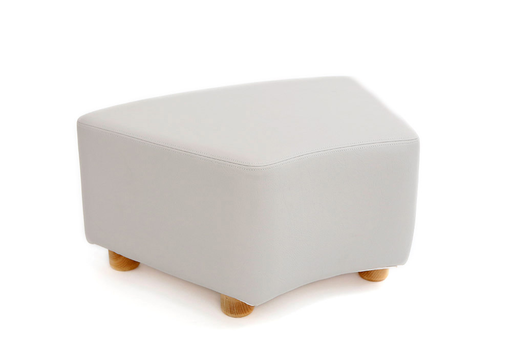 *Soft Seating Corner Ottoman - Grey