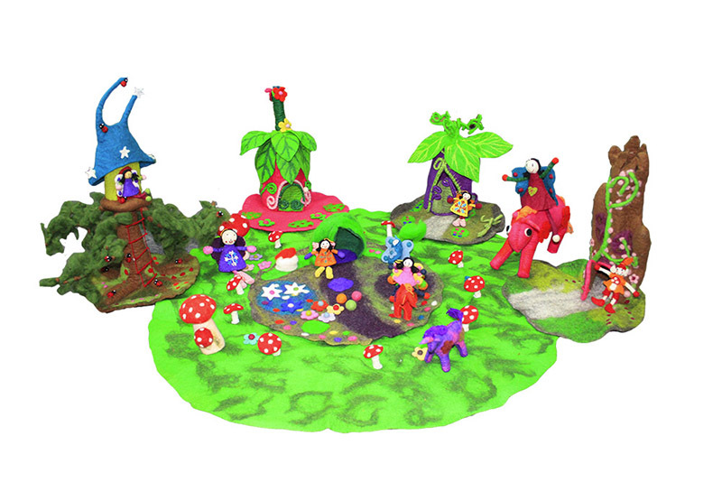 Fairy Felt Home & Fairy Set - Medium Set 19pcs