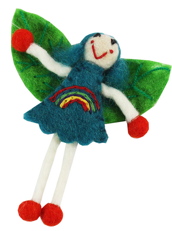 Felt Rainbow Fairy - Small 14cmH