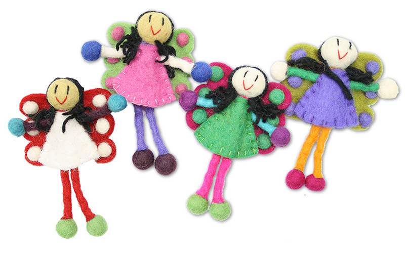 Butterfly Fairy Felt - Small 11cmH