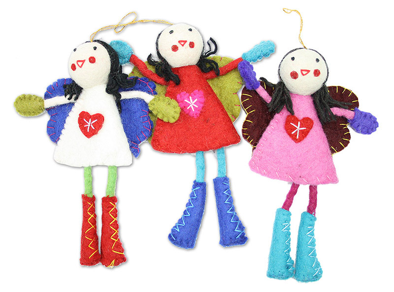 Butterfly Fairy Felt - Large 21cmH