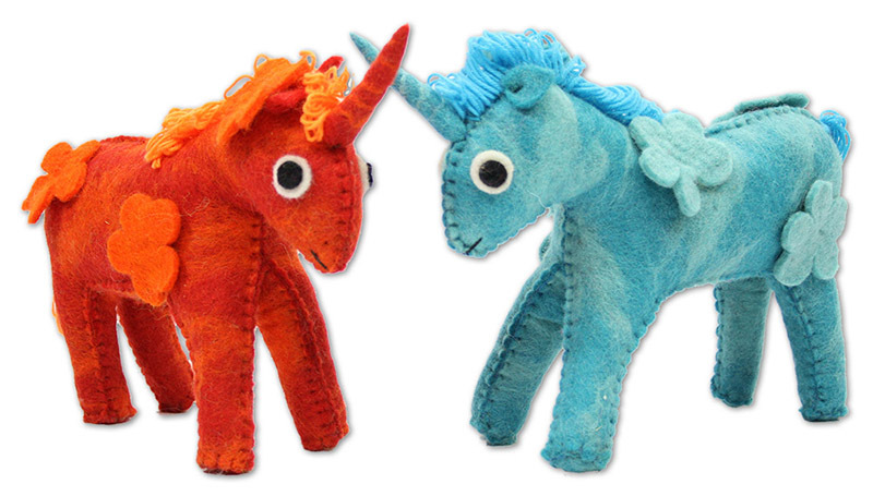 Fairy Felt Unicorn - Large 22cmH