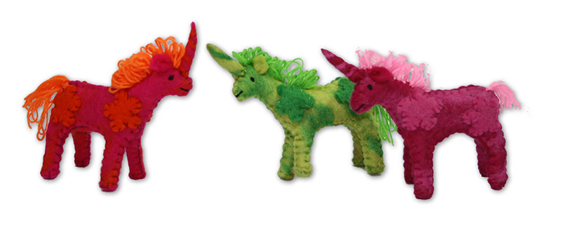 Fairy Felt Unicorn - Small 10cmH