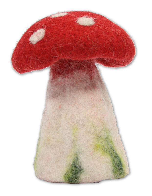 Fairy Felt Toadstool - 11.5cmH