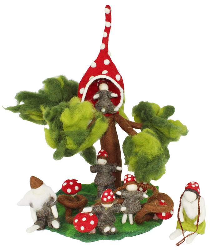 Fairy Felt Gnome Family Tree Set
