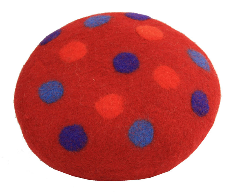 *Papoose Felt Smartie Seat - Red