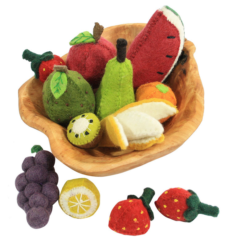 Papoose Felt Fruit Set - 11pcs