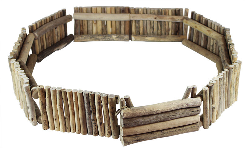 Natural Driftwood Horse Corral - 10pcs