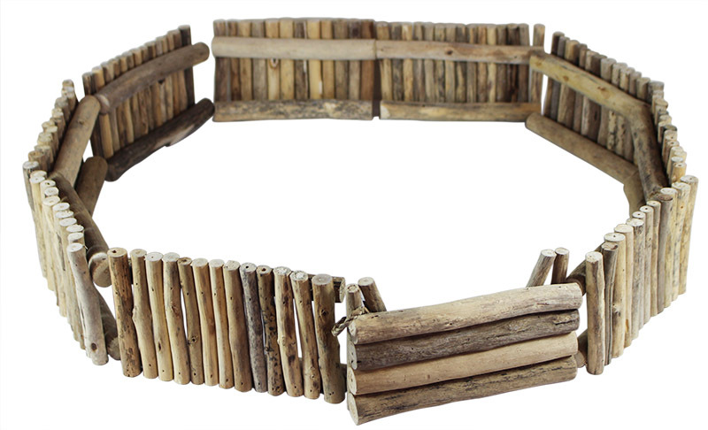 Papoose Natural Driftwood Horse Corral - 10pcs
