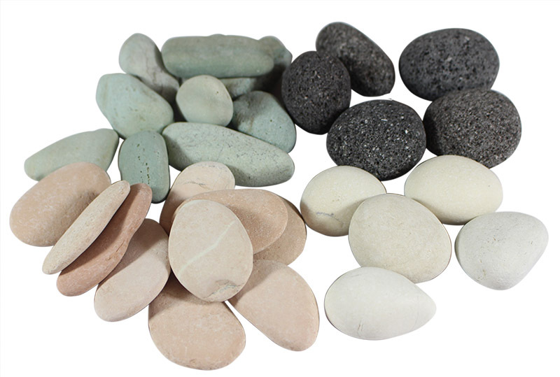 Papoose Flores Island Sensory Stones - Assorted 30pcs