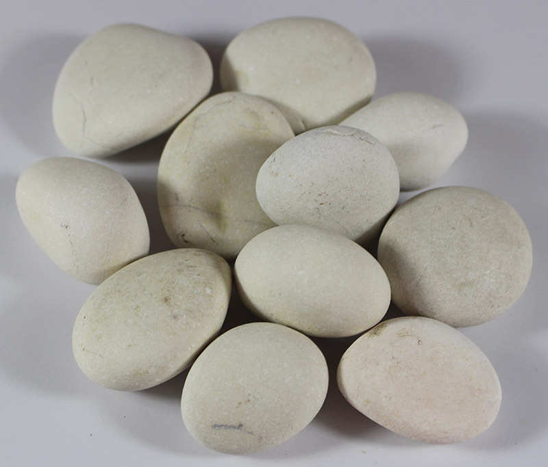 Papoose Flores Island Sensory Stones - White 25pcs