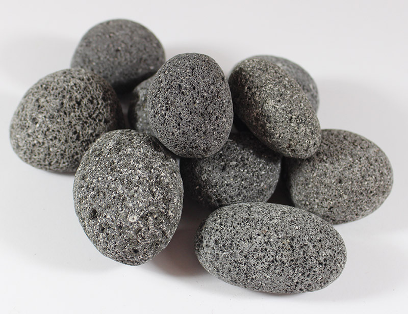  Flores Island Sensory Stones - Black Volcanic Lava 25pcs