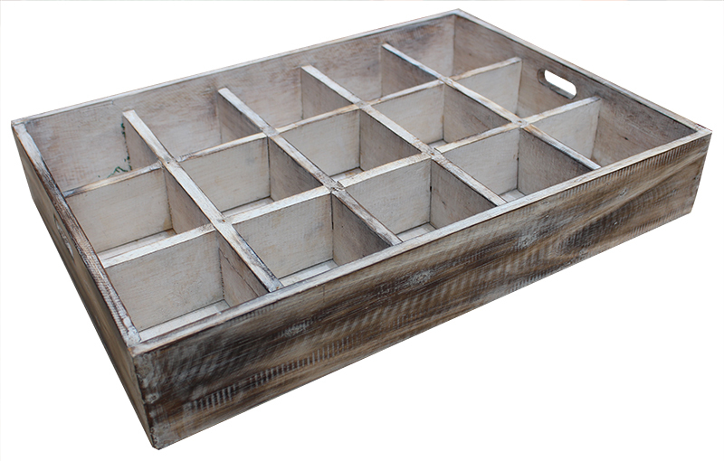 Large Wooden Sorting Tray