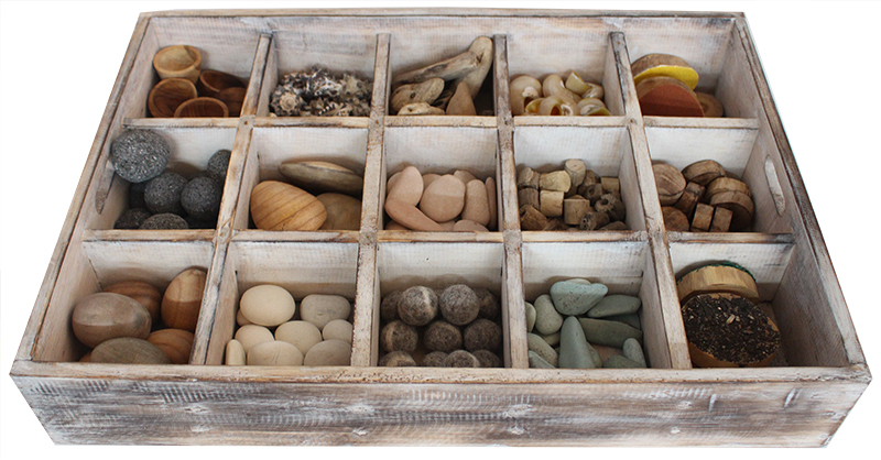 Large Natural Sensory Sorting Set - 189pcs