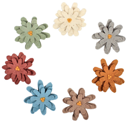 Papoose Earth Asters -7pcs